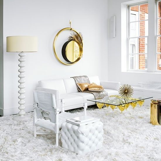 Gold And White Room Ideas