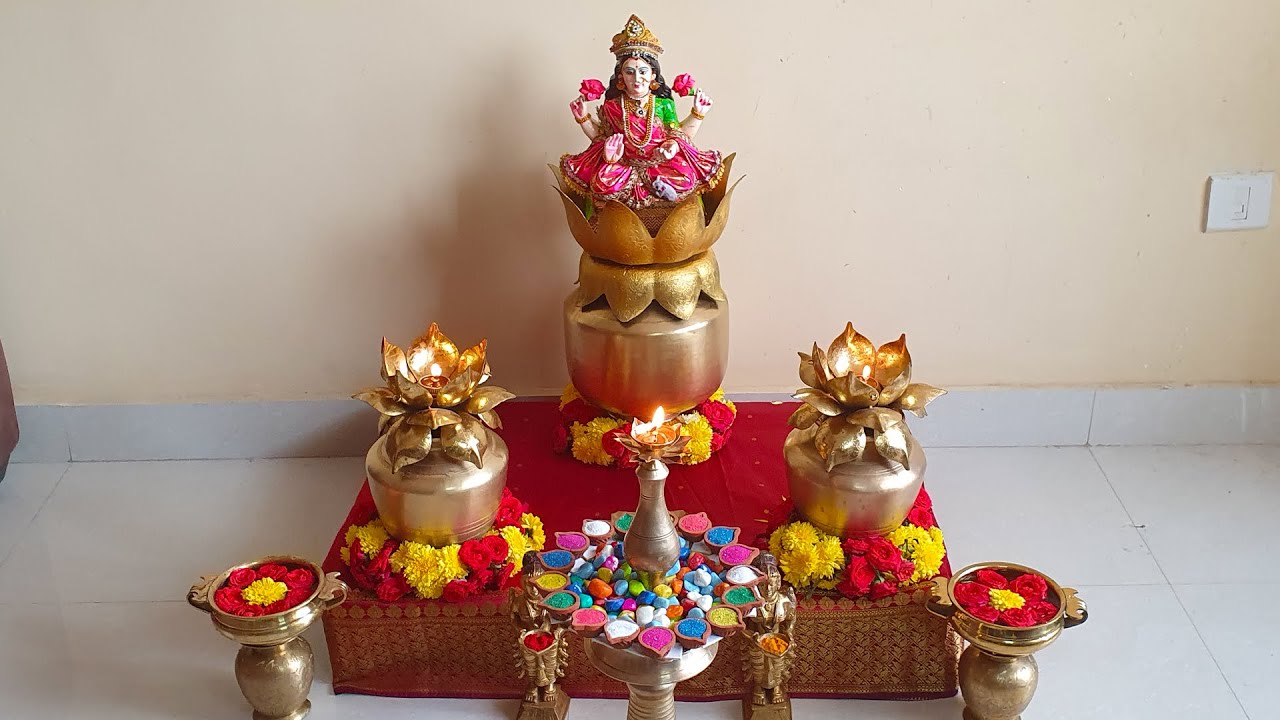 Laxmi Puja Decoration Ideas At Home