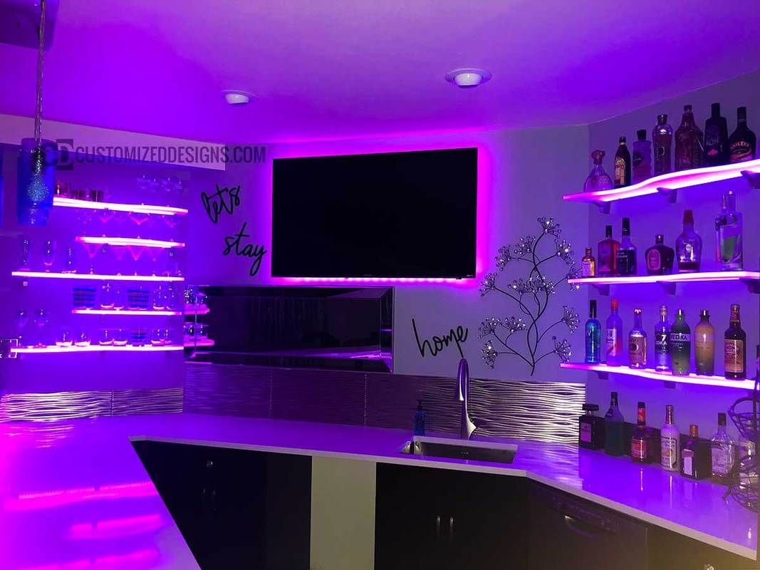 Home Bar Led Lighting Ideas